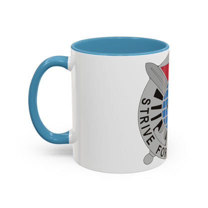 527 Military Intelligence Battalion (U.S. Army) Accent Coffee Mug