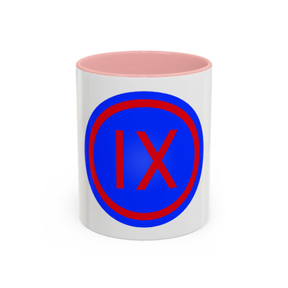 IX Corps (U.S. Army) Accent Coffee Mug