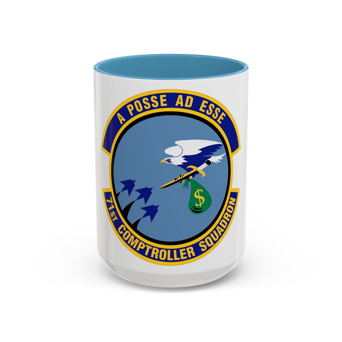 71st Comptroller Squadron (U.S. Air Force) Accent Coffee Mug