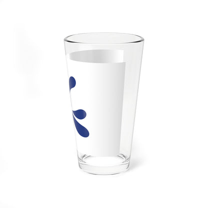 Flag of Takashima Shiga (Japan) Pint Glass 16oz