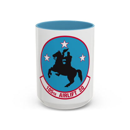 105th Airlift Squadron (U.S. Air Force) Accent Coffee Mug