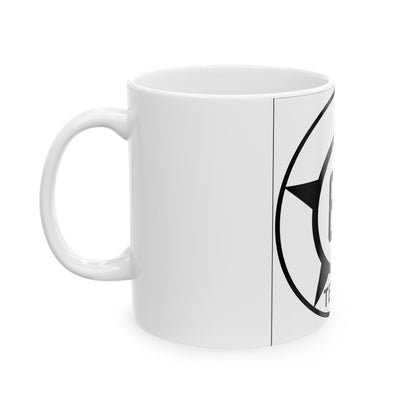 Old Texas 82 (Texas) (Road Sign) White Coffee Mug