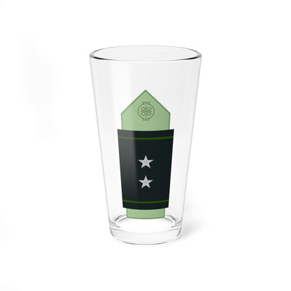 SS.OO.6.GEND.CAMISA.TENIENTE 1 (Chile) (Military Rank) Pint Glass 16oz