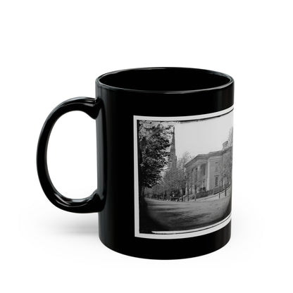 Richmond, Va. City Hall; Sycamore Church Beyond (Capitol Street) (U.S. Civil War) Black Coffee Mug