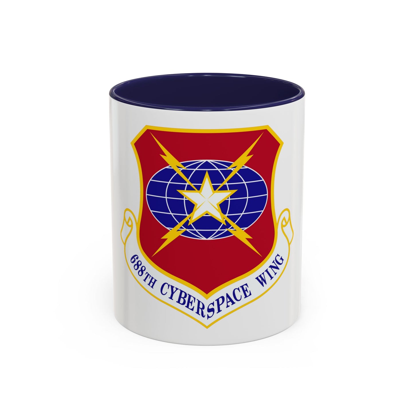 688 Cyberspace Wing ACC (U.S. Air Force) Accent Coffee Mug