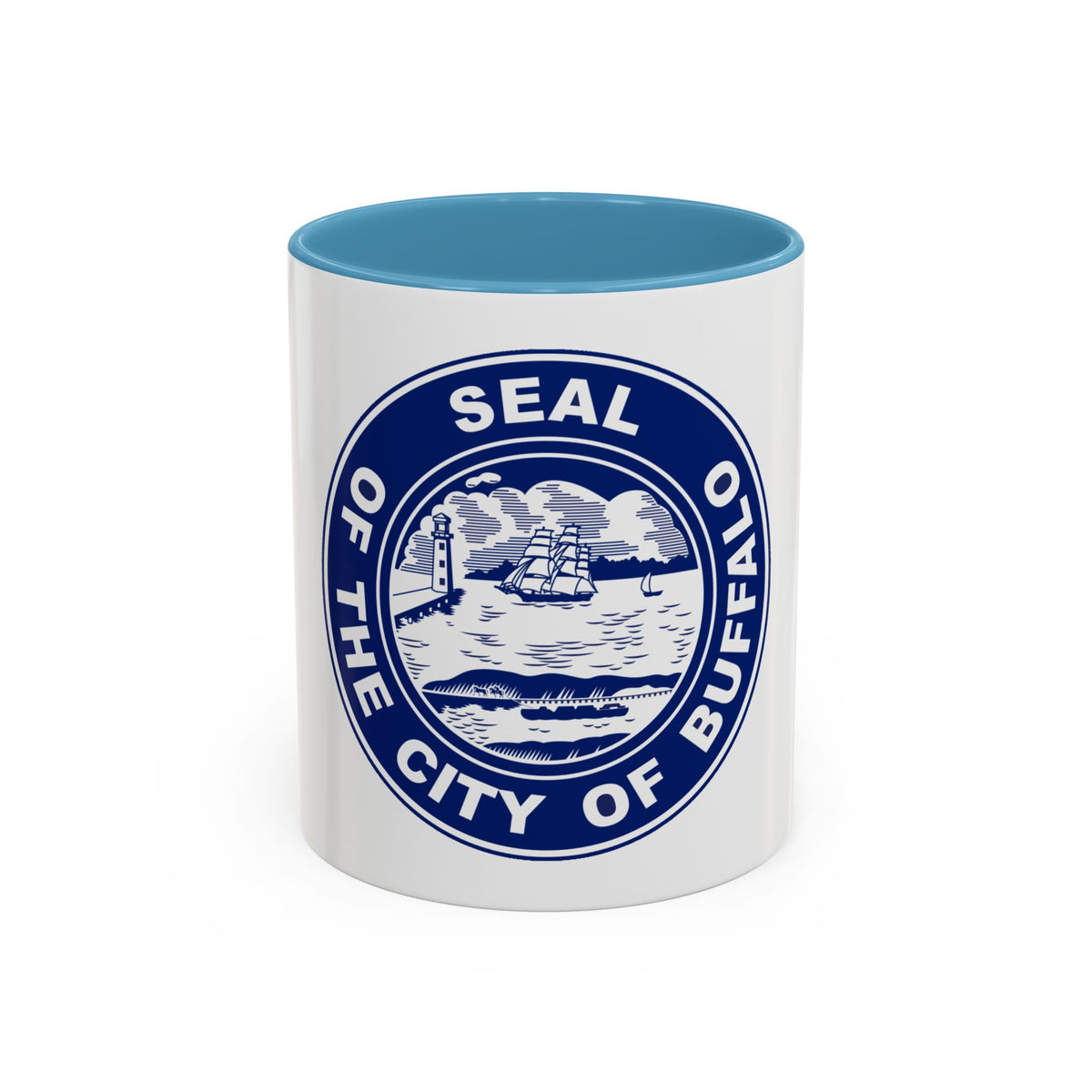 Seal of Buffalo New York - Accent Coffee Mug