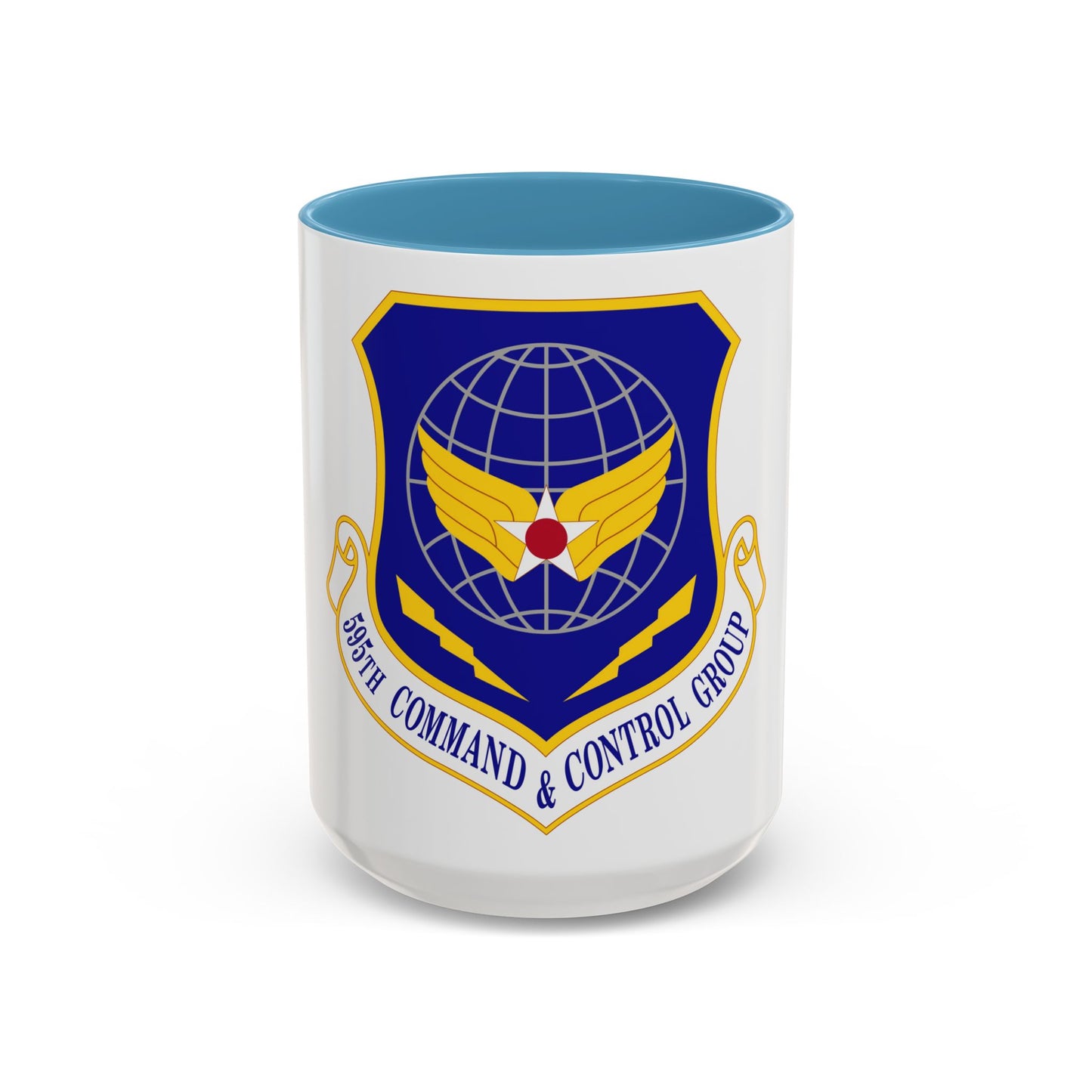 595 Command and Control Group AFSPC (U.S. Air Force) Accent Coffee Mug
