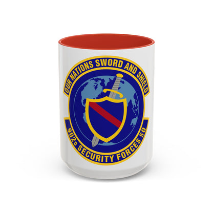 902d Security Forces Squadron (U.S. Air Force) Accent Coffee Mug