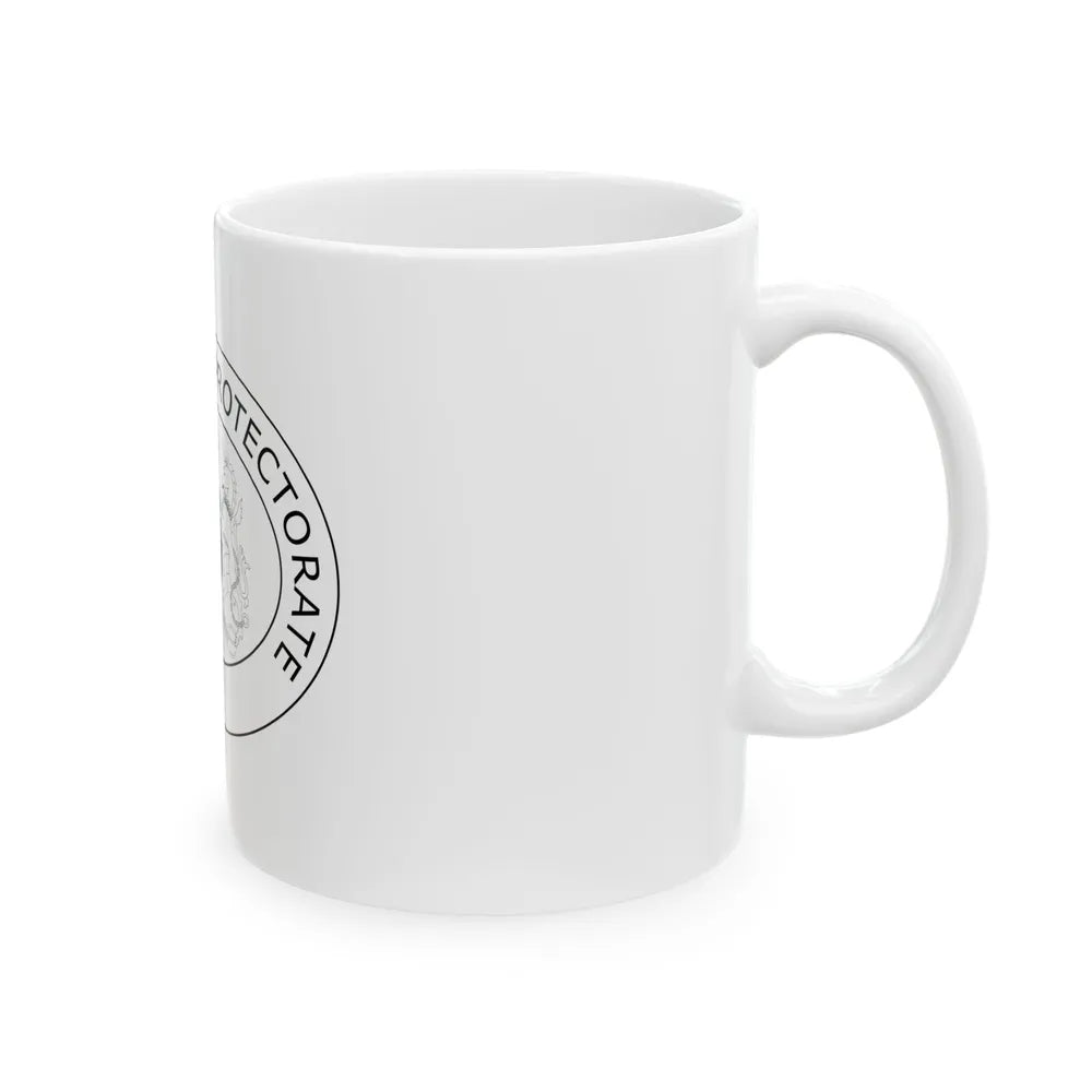 Coat of arms of Bechuanaland Protectorate - White Coffee Mug-Go Mug Yourself