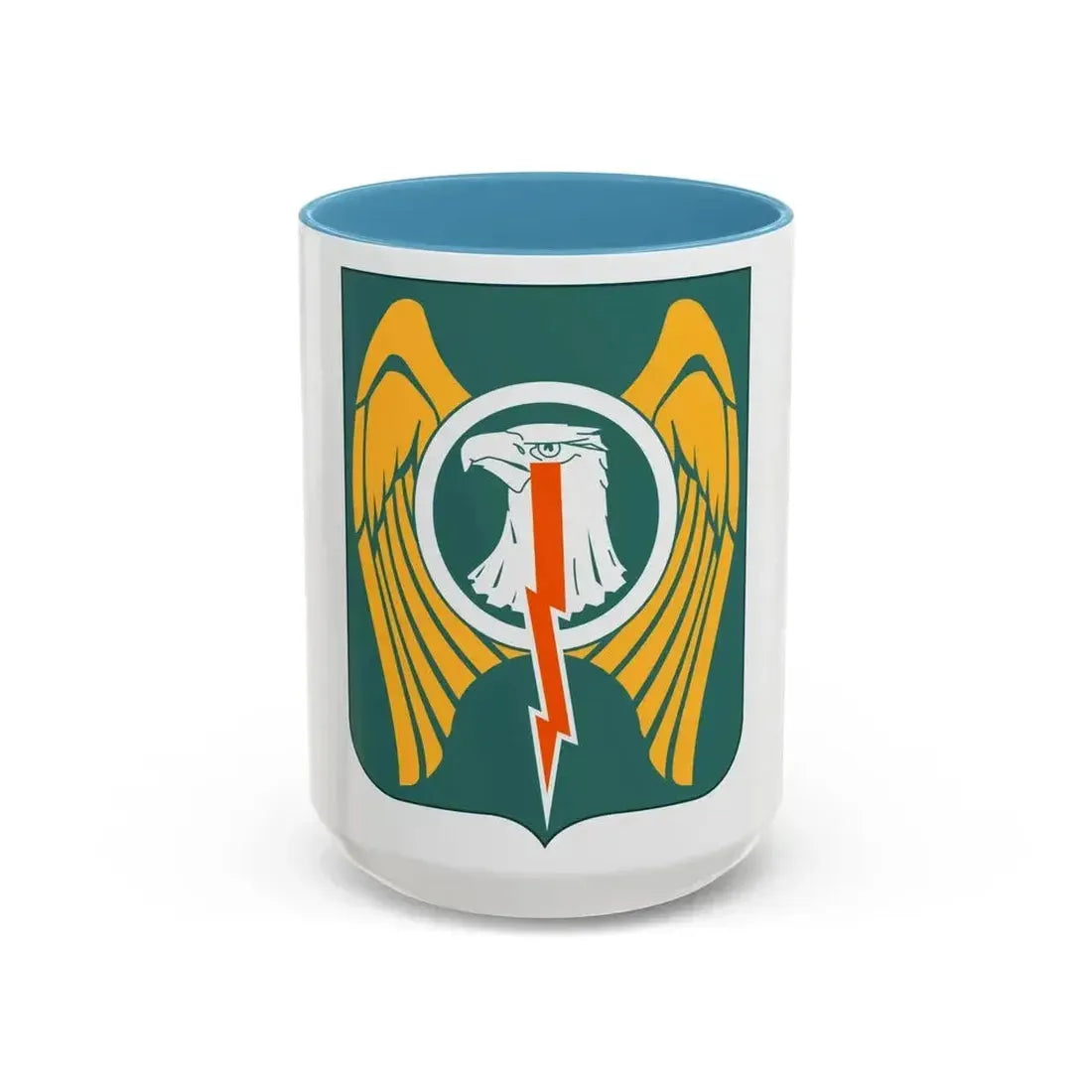 501 Aviation Regiment 2 (U.S. Army) Accent Coffee Mug 15oz Light Blue - Go Mug Yourself