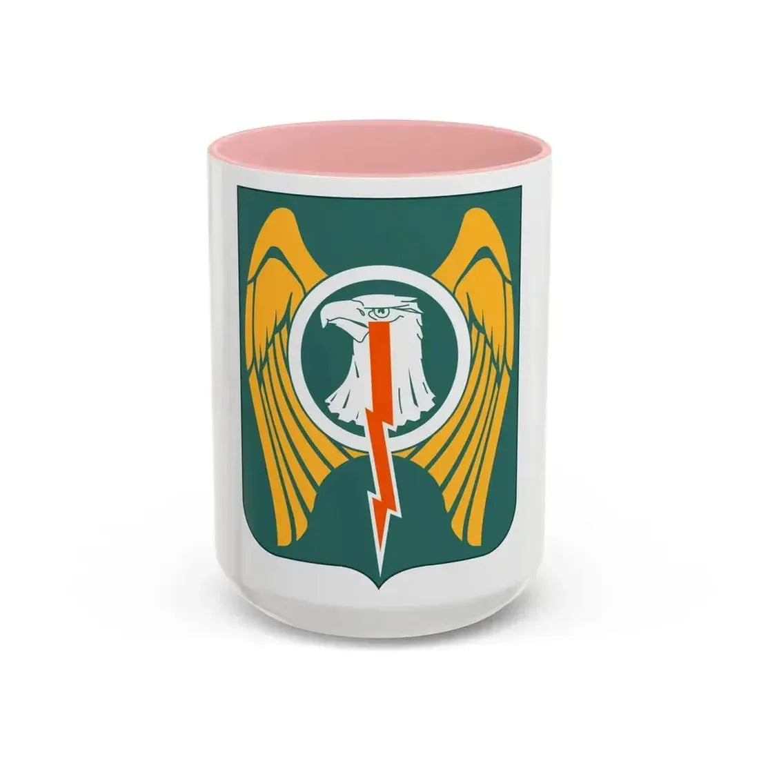 501 Aviation Regiment 2 (U.S. Army) Accent Coffee Mug 15oz Pink - Go Mug Yourself