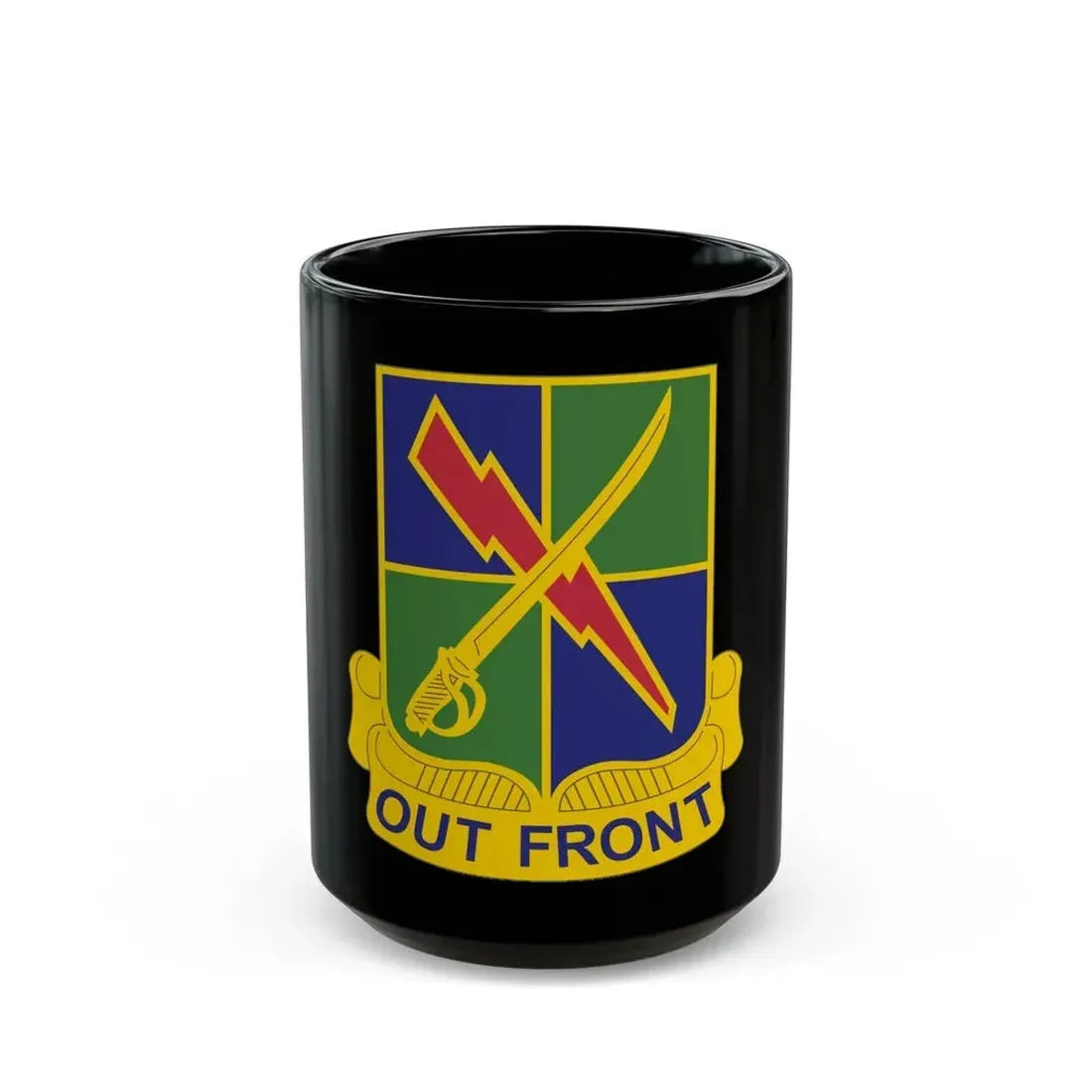 501 Military Intelligence Battalion (U.S. Army) Black Coffee Mug 15oz - Go Mug Yourself