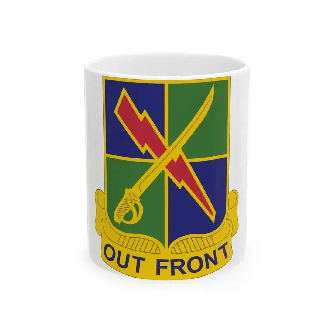 501 Military Intelligence Battalion (U.S. Army) White Coffee Mug 11oz - Go Mug Yourself
