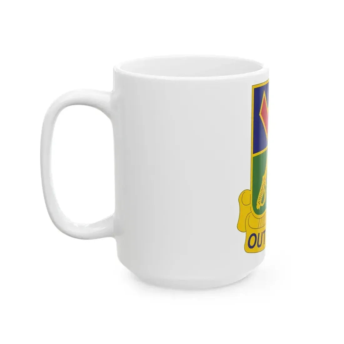 501 Military Intelligence Battalion (U.S. Army) White Coffee Mug - Go Mug Yourself