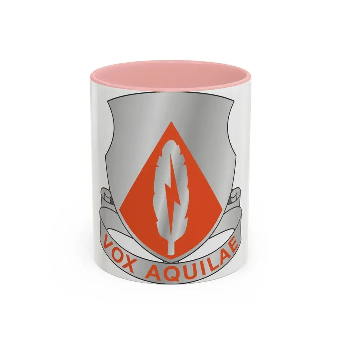 501 Signal Battalion (U.S. Army) Accent Coffee Mug 11oz Pink - Go Mug Yourself