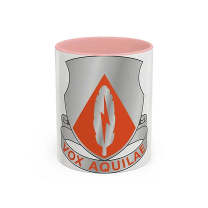 501 Signal Battalion (U.S. Army) Accent Coffee Mug 11oz Pink - Go Mug Yourself