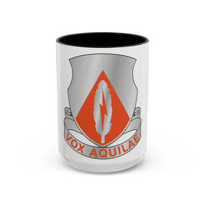 501 Signal Battalion (U.S. Army) Accent Coffee Mug 15oz Black - Go Mug Yourself