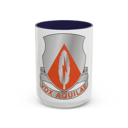 501 Signal Battalion (U.S. Army) Accent Coffee Mug 15oz Navy - Go Mug Yourself