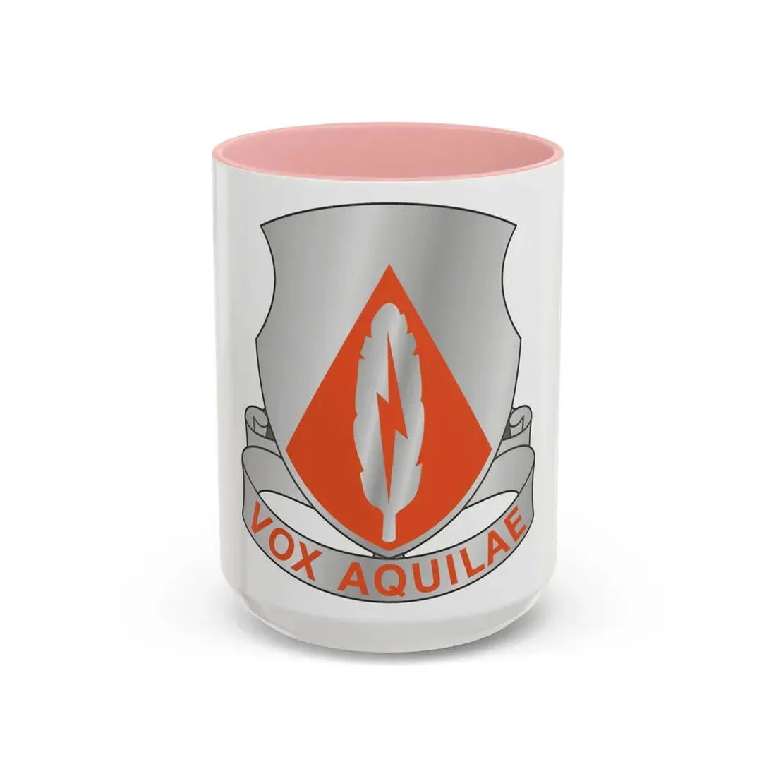 501 Signal Battalion (U.S. Army) Accent Coffee Mug 15oz Pink - Go Mug Yourself