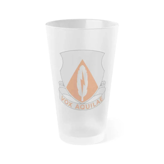 501 Signal Battalion (U.S. Army) Frosted Pint Glass 16oz Default Title - Go Mug Yourself