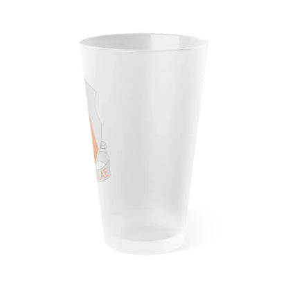 501 Signal Battalion (U.S. Army) Frosted Pint Glass 16oz - Go Mug Yourself