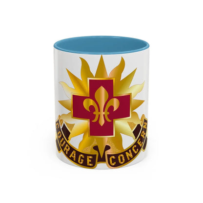 5010 US Hospital (U.S. Army) Accent Coffee Mug-11oz-Light Blue-Go Mug Yourself