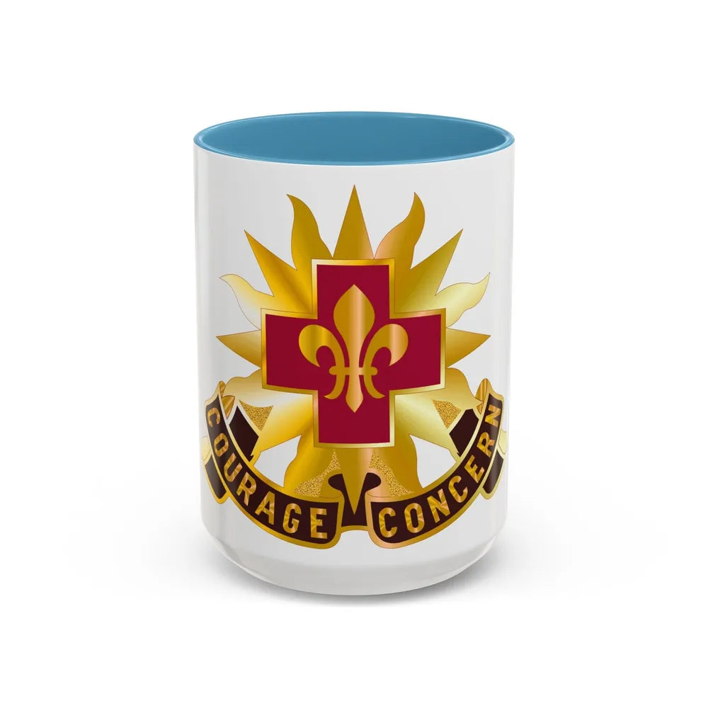 5010 US Hospital (U.S. Army) Accent Coffee Mug-15oz-Light Blue-Go Mug Yourself