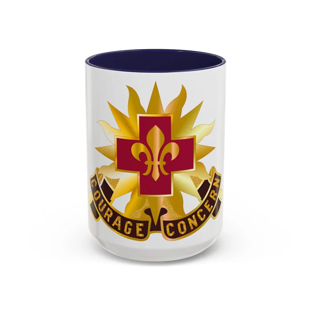 5010 US Hospital (U.S. Army) Accent Coffee Mug-15oz-Navy-Go Mug Yourself