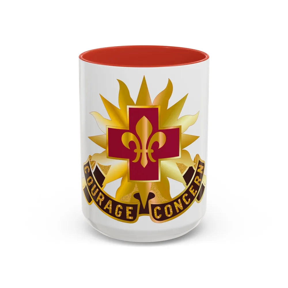 5010 US Hospital (U.S. Army) Accent Coffee Mug-15oz-Red-Go Mug Yourself