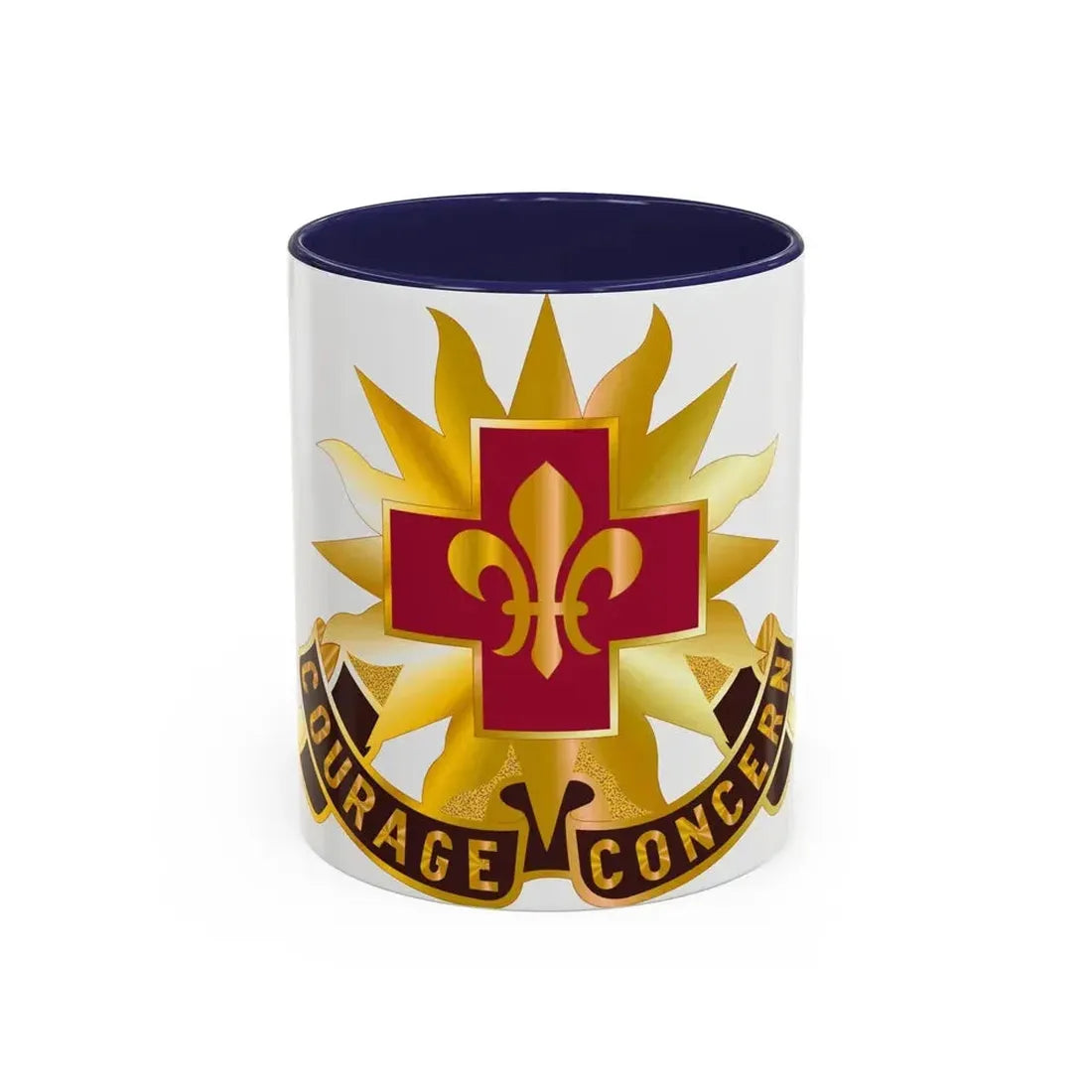 5010 US Hospital (U.S. Army) Accent Coffee Mug 11oz Navy - Go Mug Yourself