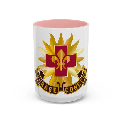 5010 US Hospital (U.S. Army) Accent Coffee Mug 15oz Pink - Go Mug Yourself