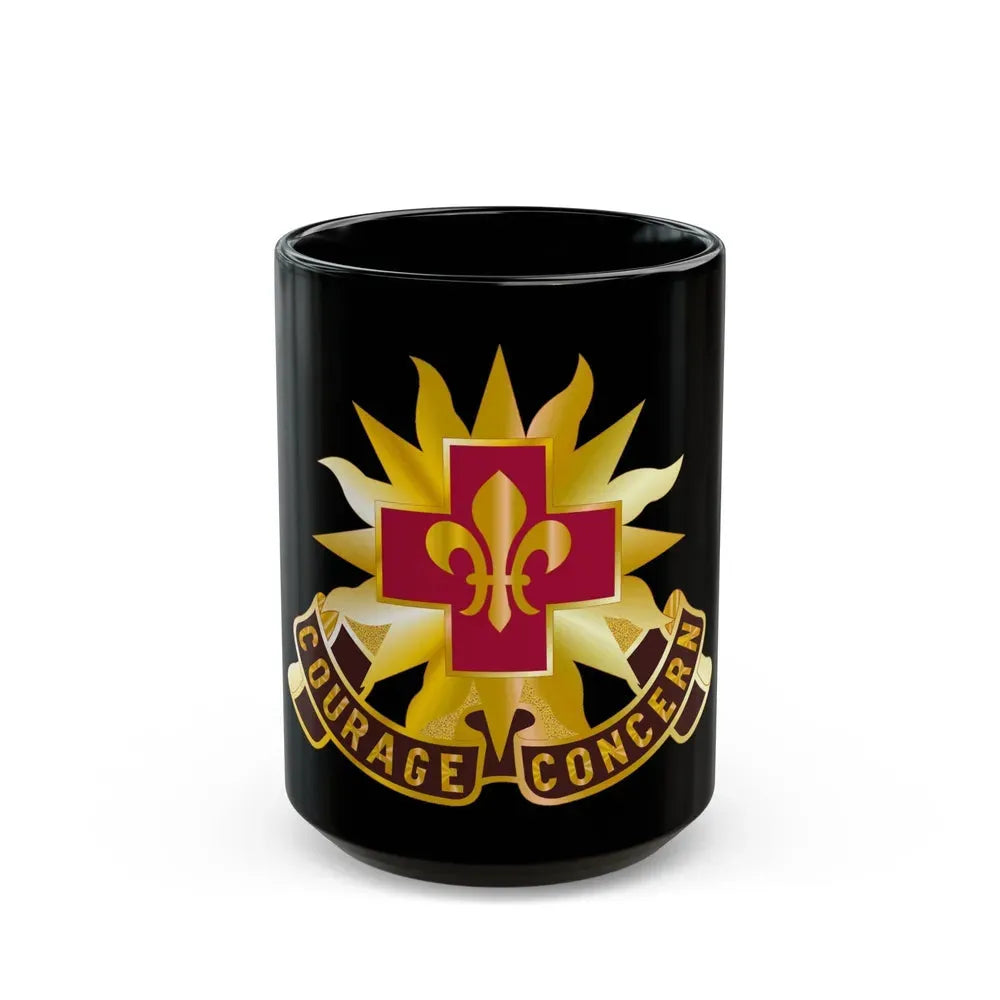 5010 US Hospital (U.S. Army) Black Coffee Mug 15oz - Go Mug Yourself