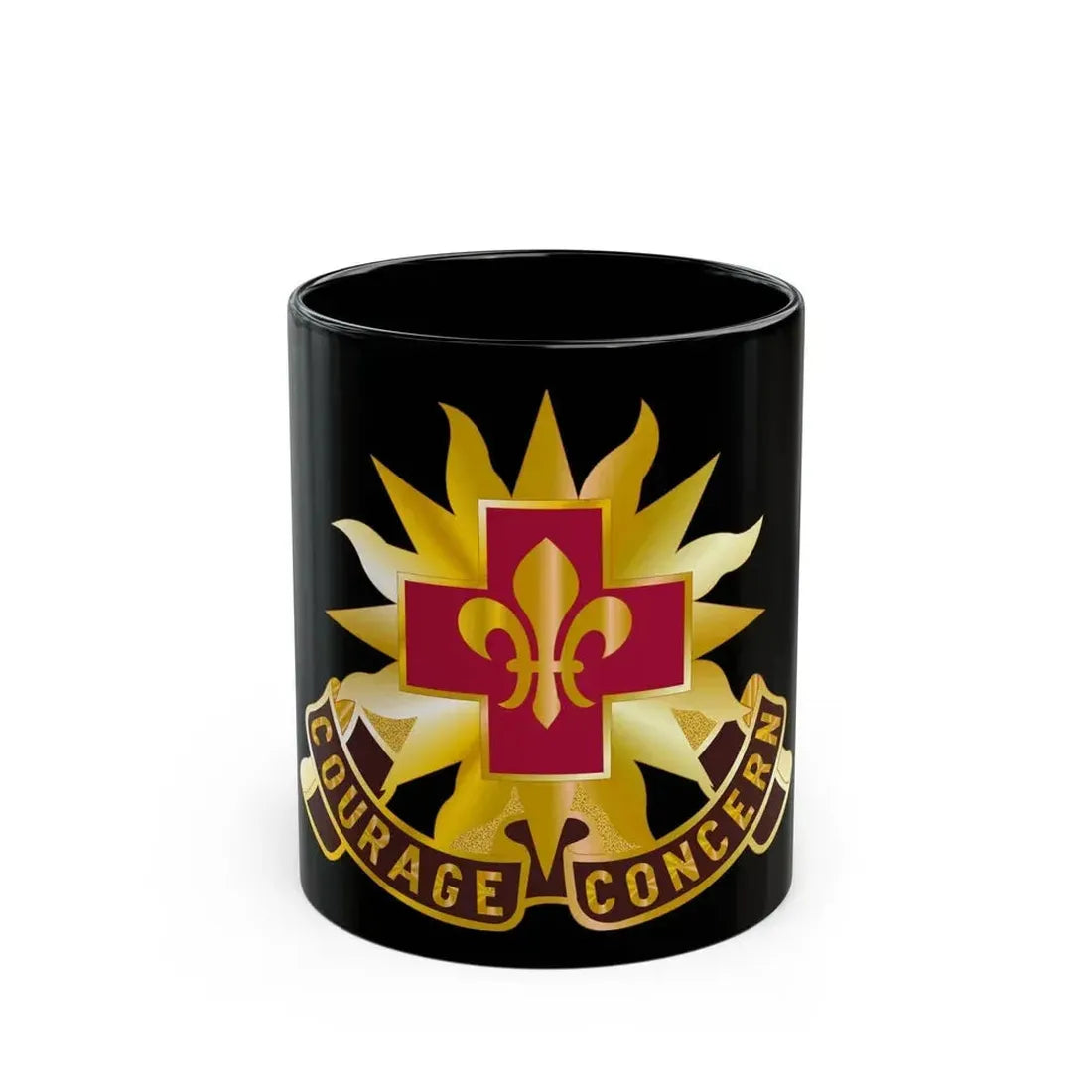 5010 US Hospital (U.S. Army) Black Coffee Mug - Go Mug Yourself