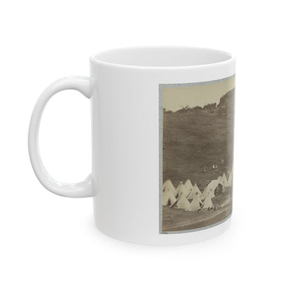Belle Plain Landing, Va., Confederate Entrenchments On Hill (U.S. Civil War) White Coffee Mug
