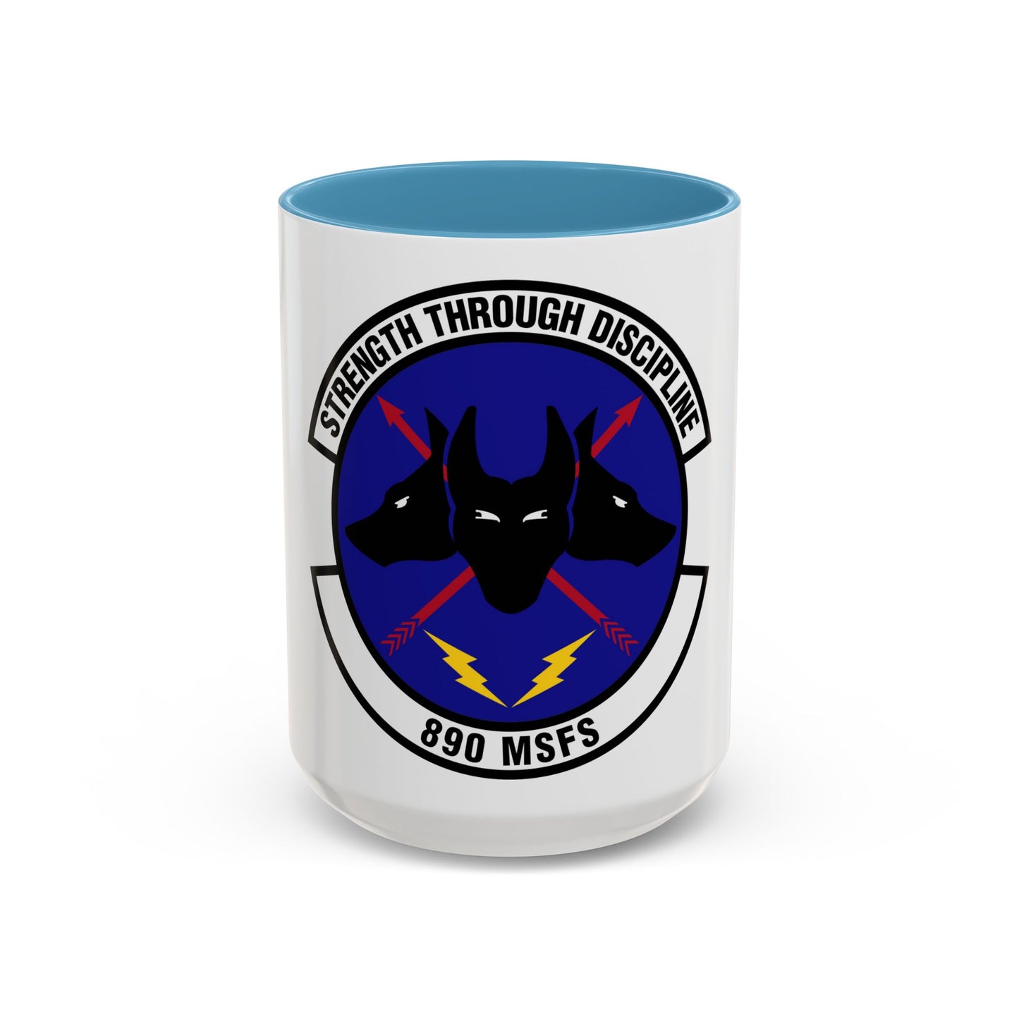 890 Missile Security Forces Squadron AFGSC (U.S. Air Force) Accent Coffee Mug