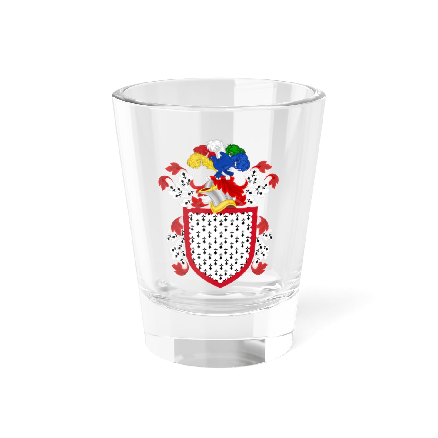 Coat of Arms of John Barnwell (United States) (Coat of Arms) Shot Glass 1.5oz