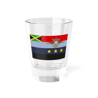 Flag of the Chief of Defence Staff of the Jamaica Defence Force 2020 (Jamaica) Shot Glass 1.5oz