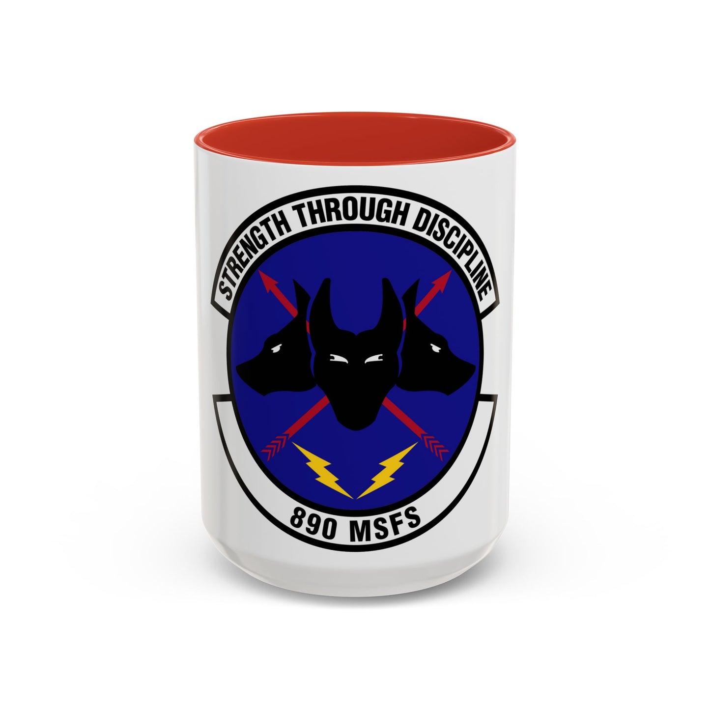 890 Missile Security Forces Squadron AFGSC (U.S. Air Force) Accent Coffee Mug