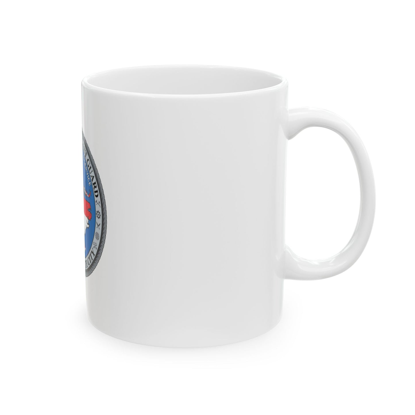 USCG Base Elizabeth City (U.S. Coast Guard) White Coffee Mug