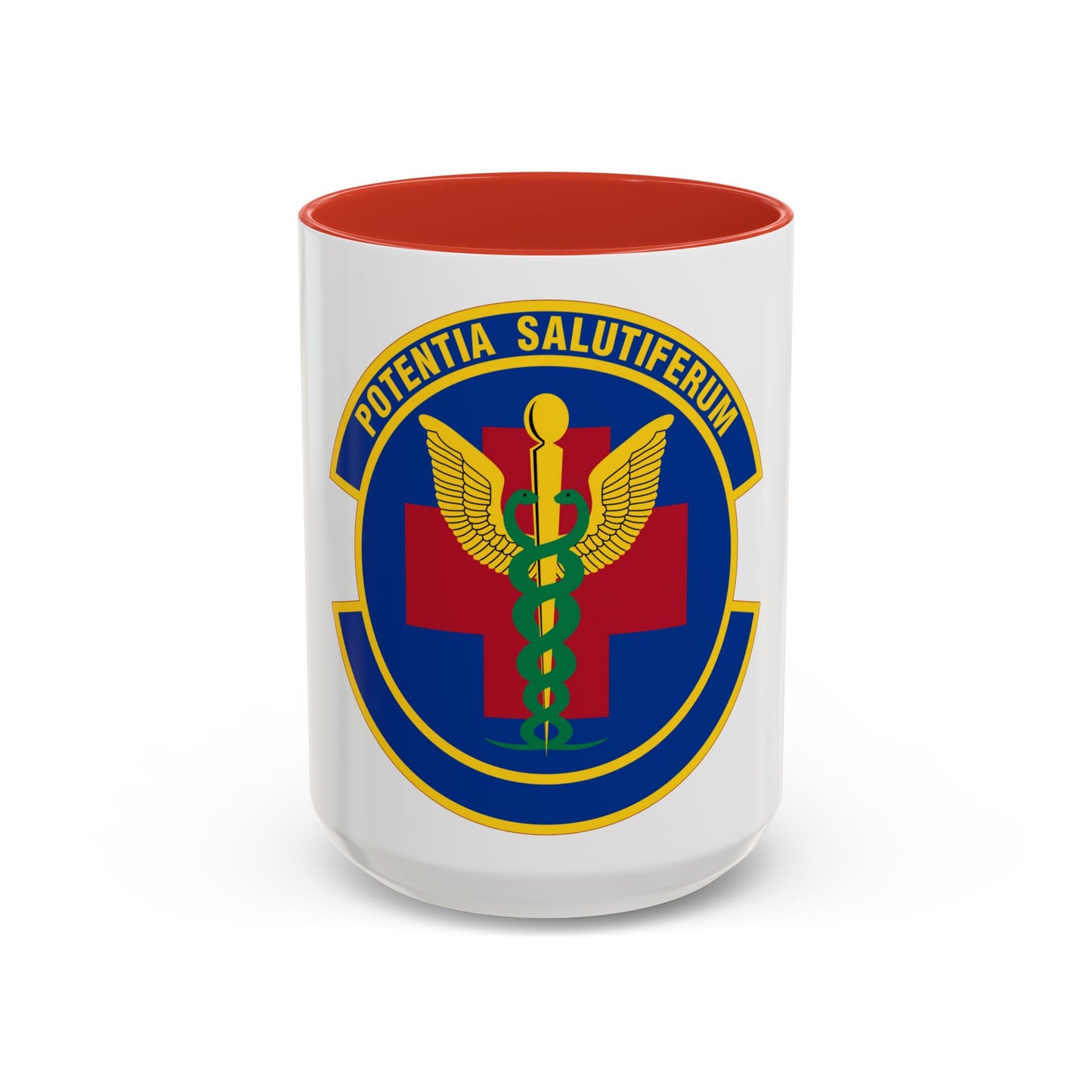 19 Healthcare Operations Squadron AMC (U.S. Air Force) Accent Coffee Mug