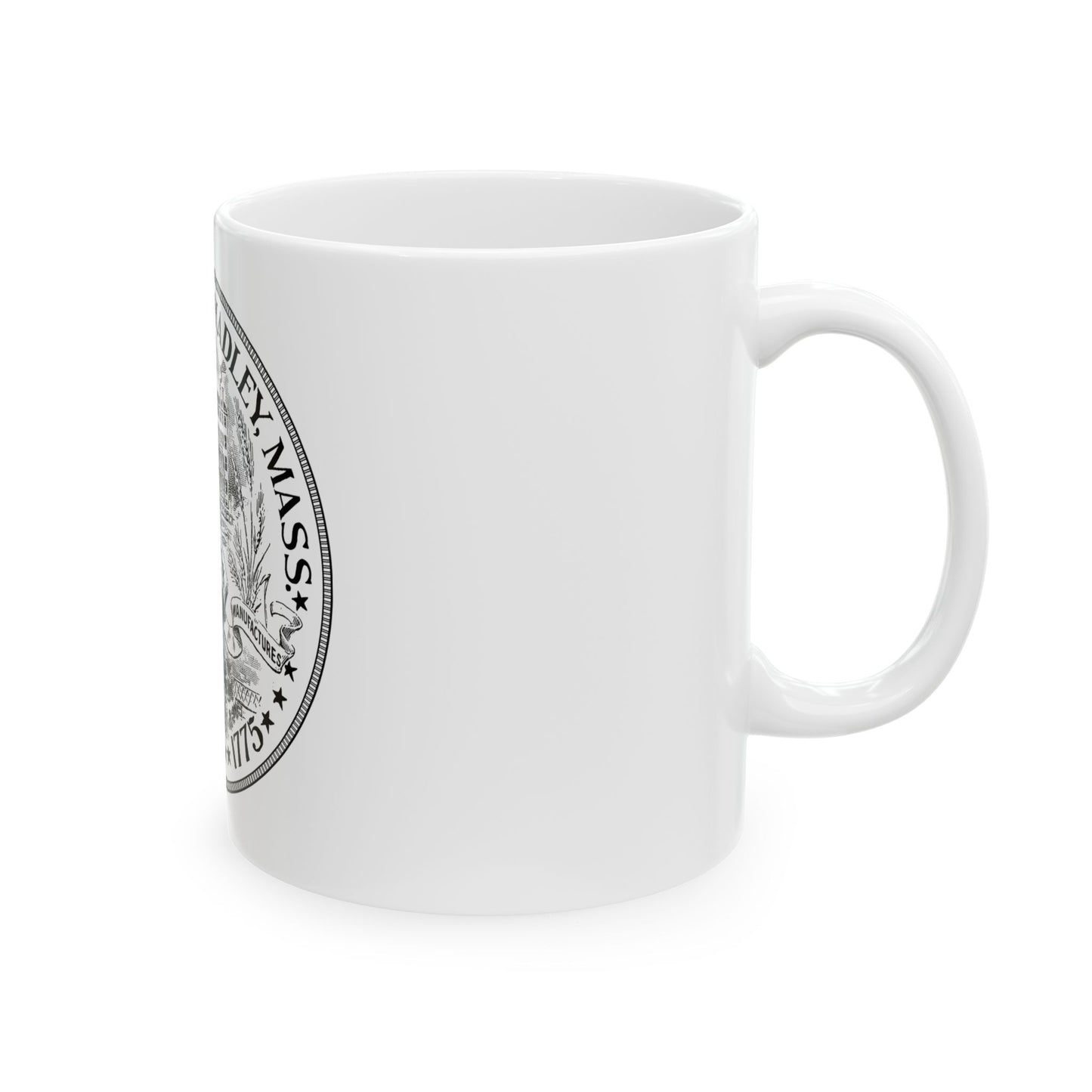 Seal of South Hadley Massachusetts - White Coffee Mug