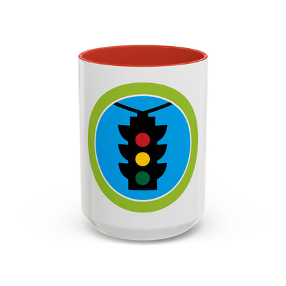 Traffic Safety (Boy Scout Merit Badge) Accent Coffee Mug