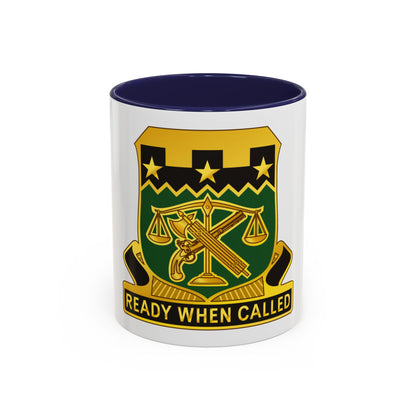 105 Military Police Battalion (U.S. Army) Accent Coffee Mug