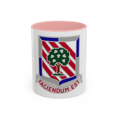 104 Engineer Battalion Obsolete Insignia (U.S. Army) Accent Coffee Mug