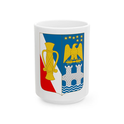 Arms of Bernadotte - White Coffee Mug