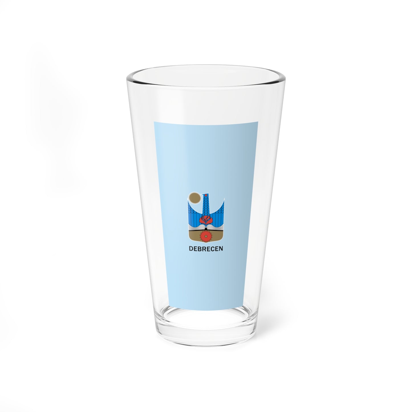 Flag of Debrecen 1974-1989 (Hungary) Pint Glass 16oz