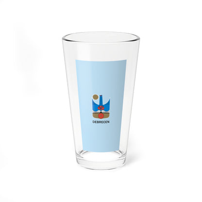 Flag of Debrecen 1974-1989 (Hungary) Pint Glass 16oz