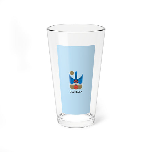 Flag of Debrecen 1974-1989 (Hungary) Pint Glass 16oz