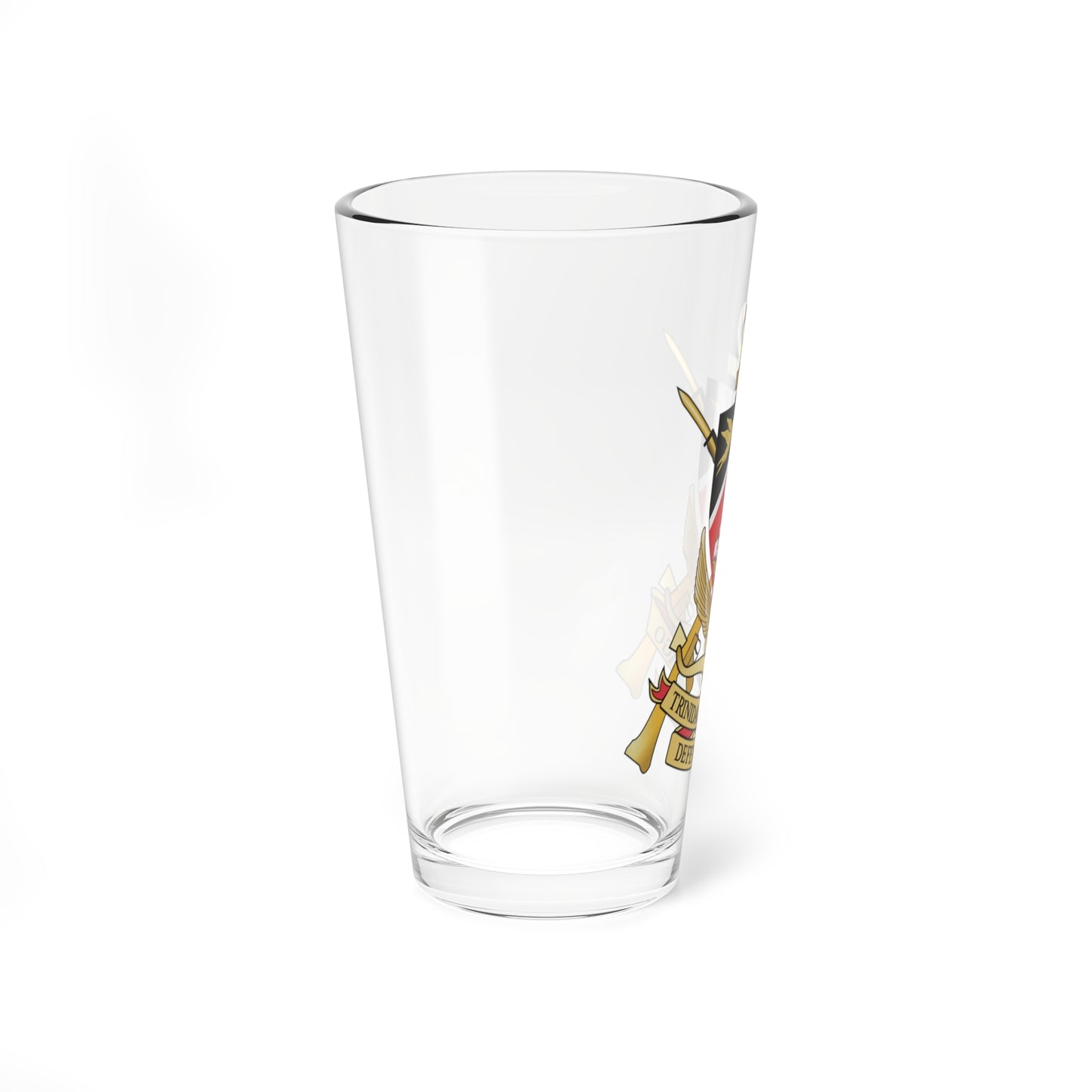 Trinidad and Tobago Defence Force emblem (Trinidad and Tobago) (Coat of Arms) Pint Glass 16oz