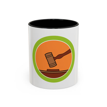 Public Speaking (Boy Scout Merit Badge) Accent Coffee Mug